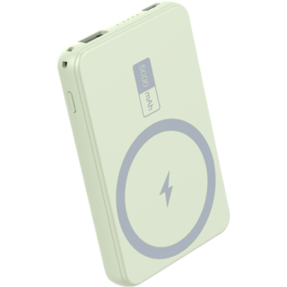 SGS Power bank 5000 mAh Wireless MAGSAFE 15W - Output TPC 20W - Green