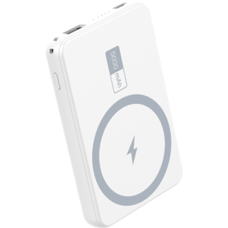 SGS Power bank 5000 mAh Wireless MAGSAFE 15W - Output TPC 20W - White