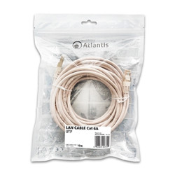 Atlantis cavo di Rete Cat 6A: Cavo di rete UTP (patch cord) categoria Cat-6A Rame Lunghezza 10m P019-LN_6A-U-XC