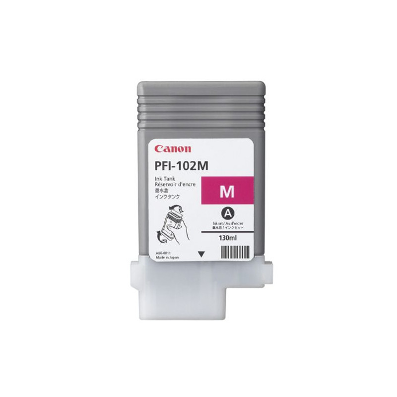 CANON SERBATOIO INCH. MAGENTA PFI-102M SINGOLO (130ml) 0897B001 x iPF 610/710/720/605/510