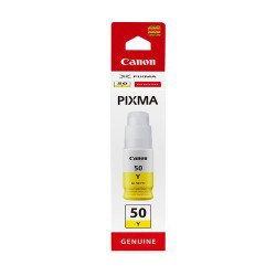 INK CANON GI-50 Y GIALLO Flacone da 70ml Capacità 7.700PP x PIXMA G6050 G5050 G7050 GM4050