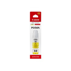 INK CANON GI-50 Y GIALLO Flacone da 70ml Capacità 7.700PP x PIXMA G6050 G5050 G7050 GM4050