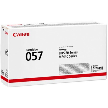 TONER CANON 057 BK Nero 3100PP x MF443dw MF445dw MF446X MF449X LBP223dw LBP226dw LBP228X MF453dw MF455dw LBP233dw LBP236dw