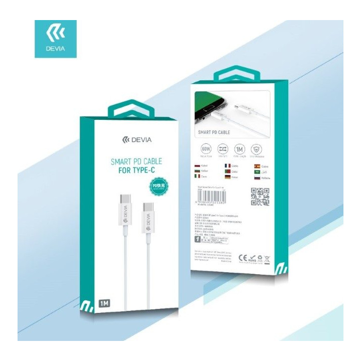 Cavo connessione da Tipo-C a Tipo-C 20V 3A 60W