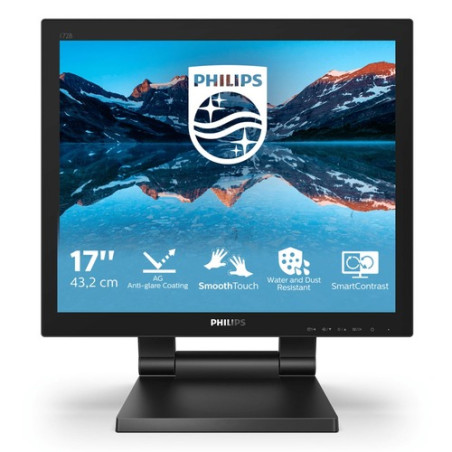 MONITOR PHILIPS TOUCH LED 17" 5:4 172B9TL/00 1280x1024 1ms 250cd/mq 1000:1(50.000.000:1)2x2W MM VGA DVI HDMI DP USB