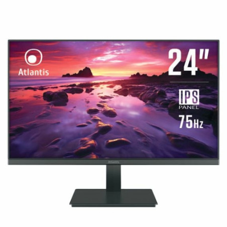 MONITOR ATLANTIS LED 23,8" Wide A05-HE24I-VH IPS 1920x1080 5ms 235±10cd/m² 1.000:1 VESA VGA HDMI Black