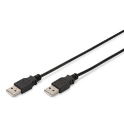 CAVO DIGITUS USB 2.0 A TO USB A, M-M, 1.8MT, NERO, LP8911B