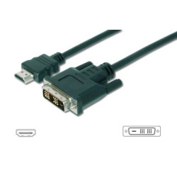 CAVO DIGITUS HDMI TO DVI-D, M/M, 3MT, NERO, LP8741