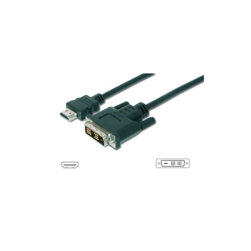 CAVO DIGITUS HDMI TO DVI-D, M/M, 3MT, NERO, LP8741