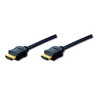 CAVO DIGITUS HDMI TO HDMI, M/M, 10MT, ethernet, connettori dorati, NERO, AK330107100S