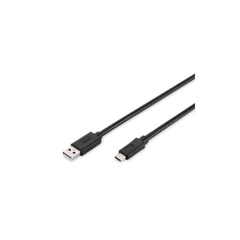 CAVO DIGITUS USB A TO USB-C, M-M, 1,8MT, NERO, AK300136018S