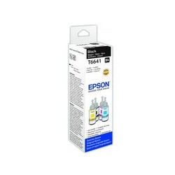 INK EPSON C13T664140 NERO Flacone da 70ml X EcoTank L300 L355 L555 ET-2500 ET-2550 ET-2600 ET-2650 ET-4500 ET-14000