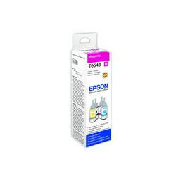 INK EPSON C13T664340 MAGENTA Flacone da 70ml X EcoTank L300 L355 L555 ET-2500 ET-2550 ET-2600 ET-2650 ET-4500 ET-14000 ET-16500