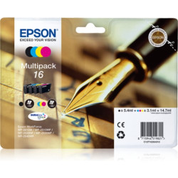 MULTIPACK EPSON 16 4C serie Penna/Cruciverba DURABrite Ultra WF-2010 2510 2520 2530 2540 2630 2650D 2660 2760 2750