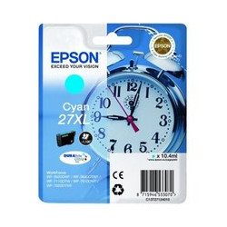 INK EPSON C13T27124012 Ciano Sveglia (Taglia XL) x WF-3620 WF-7110DTW WF-7610DWF WF-7620DTWF WF-7210DTW WF-7710DWF WF-7720DTWF