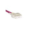 CAVO LINK FIBRA OTTICA SC A SC MULTIMODE DUPLEX con guaina Halogenfree LSZH CLASSE OM4 50/125 1mt Colore Viola