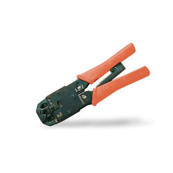 PINZA UNIVERSALE LINK PER CRIMPARE CONNETTORI 4,6,8 POLI RJ11 RJ12 RJ45