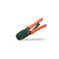 PINZA UNIVERSALE LINK PER CRIMPARE CONNETTORI 4,6,8 POLI RJ11 RJ12 RJ45