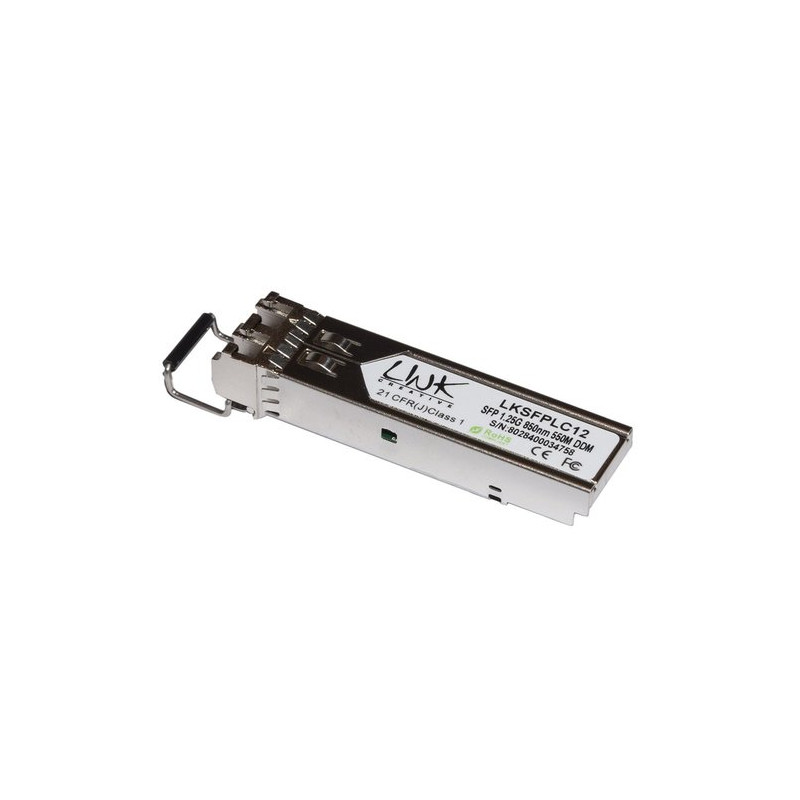 MODULO LINK MINI GBIC(SFP) MULTIMODE,LC DUPLEX 1000Base-SX,850nm in fibra ottica x switch gigabit Minigbic connett LC Duplex