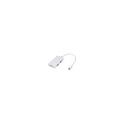 ADATTATORE LINK MINI DISPLAYPORT TO DVI-I(24+5)+HDMI+VGA, M/F, BIANCO, LKADAT17