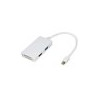 ADATTATORE LINK MINI DISPLAYPORT TO DVI-I(24+5)+HDMI+VGA, M/F, BIANCO, LKADAT17