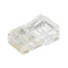 PLUG LINK RJ45 CAT 5E UTP NON SCHERMATO CON INSERTO PER CAVO FLESSIBILE - Confezione 100pz