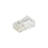 PLUG LINK RJ45 CAT 5E UTP NON SCHERMATO CON INSERTO PER CAVO FLESSIBILE - Confezione 100pz