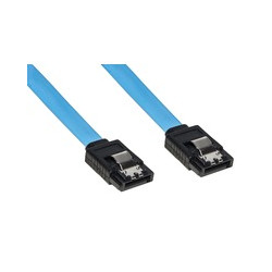 CAVO LINK SATA III CM 50 CONNETTORE CON CLIP BLOCCAGGIO IN METALLO