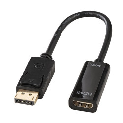 ADATTATORE LINDY DISPLAYPORT TO HDMI, M/F, 4K, PASSIVO, NERO, 41718