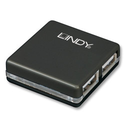 HUB MINI LINDY USB 2.0 4 PORTE