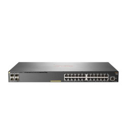 SWITCH HP ARUBA JL261A 2930F 24G POE+ 4SFP 24X10/100/1000 (POE+ 370W) + 4XGIGABIT SFP (UPLINK) RACK1U GAR A VITA