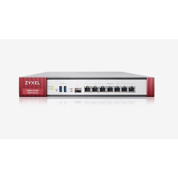 FIREWALL ZXYEL USGFlex Security Gateway 200 VPN: 100 IPSec/L2TP, 60 SSL 2xWAN 1XWAN(SFP) 4xLAN 2xUSB+1Y GOLD SEC PACK x25 utenti