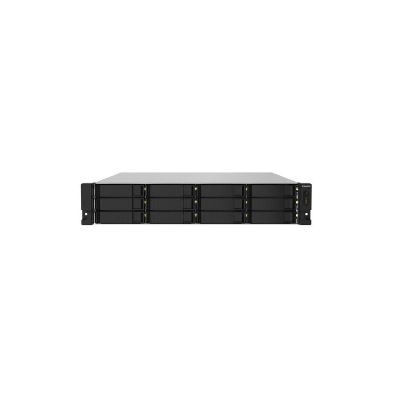 NAS RACK 2U QNAP TS-1232PXU-RP-4G 12HD 3,5"/2,5"SATA6 6GB/S NOHD 2P 10GBE SFP+ 2P 2.5GBE 4GB RAM DDR4 AL324 4CORE 2X250W