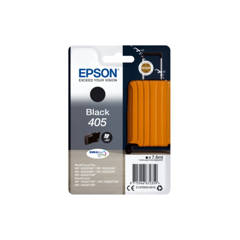 INK EPSON 405 C13T05G14010 Nero Trolley x WF-3820DWF WF-3825DWF WF-4820DWF WF-4830DTWF WF-3640DTWF WF-7830DTWF WF-7840DTWF