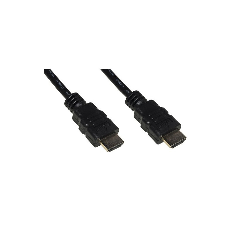 CAVO LINK HDMI TO HDMI, M/M, 5MT, 4Kx2K CON ETHERNET, CONNETTORI DORATI, NERO, LKCHDMI50