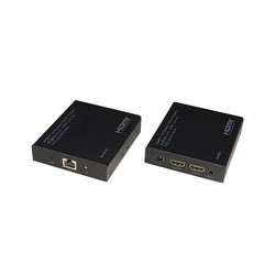 EXTENDER HDMI TRAMITE CAVO RETE CAT 6 FINO A 60 METRI 4K60HZ CON SENSORI IR PER TELECOMANDI LOOP, HDR E POC