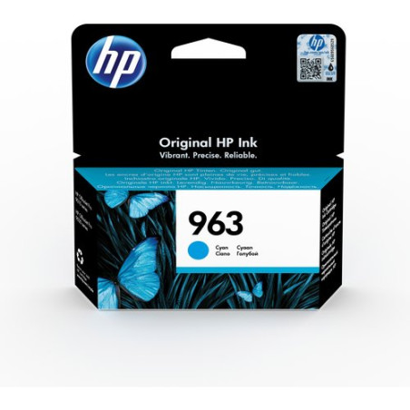 INK HP 3JA23AE N.963 CIANO x HP OJ-9010 OJ-9012 OJ-9013 OJ-9015 OJ-9016 OJ-9019 OJ-9020 OJ-9022 OJ-9025