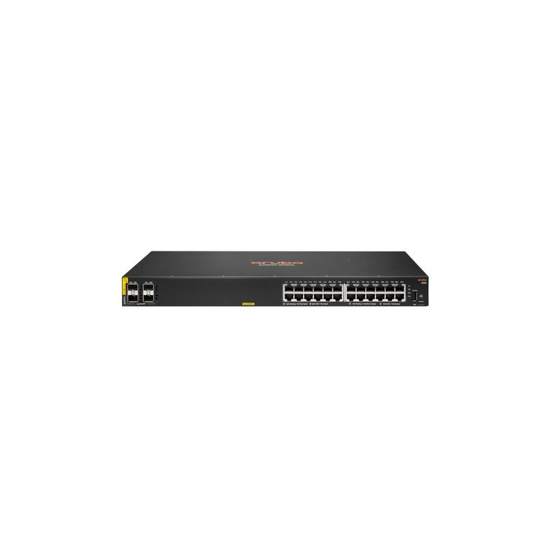 SWITCH HPE JL677A ARUBA 6100 24 PORTE 10/100/1000 POE+ (370W) + 4X 1GB/10GB SFP+ GAR A VITA