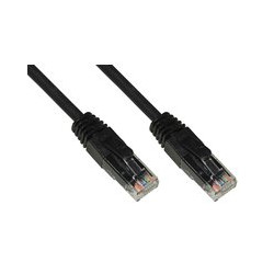 CAVO RETE LINK CAT. 6A NON SCHERMATO UTP AWG24 COLORE NERO HALOGENFREE 1,5MT