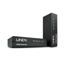 EXTENDER LINDY HDMI 4K60 su Fibra Ottica fino a 200mt, NERO, 38204