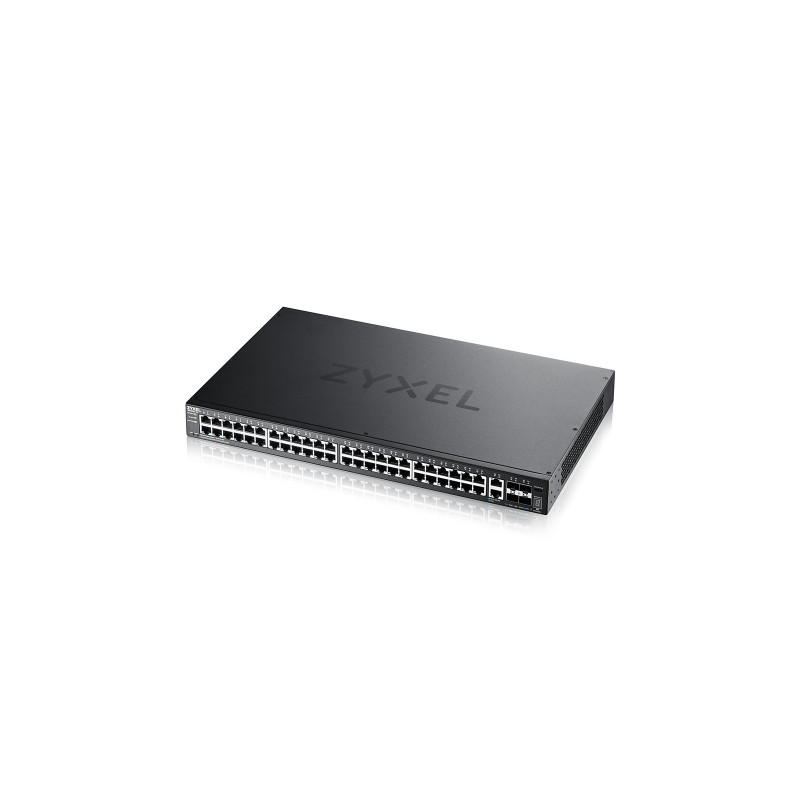 SWITCH ZYXEL XGS2220-54 48P Gigabit +2P 10GB MultiGigabit +4P 10GB SFP+, IPv6, VLAN, Rack Managed Layer 3 Lite Stackable