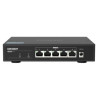 QNAP SWITCH 5 port 2.5Gbps auto negotiation (2.5G/1G/100M), unmanagement switch QSW-1105-5T