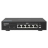 QNAP SWITCH 5 port 2.5Gbps auto negotiation (2.5G/1G/100M), unmanagement switch QSW-1105-5T