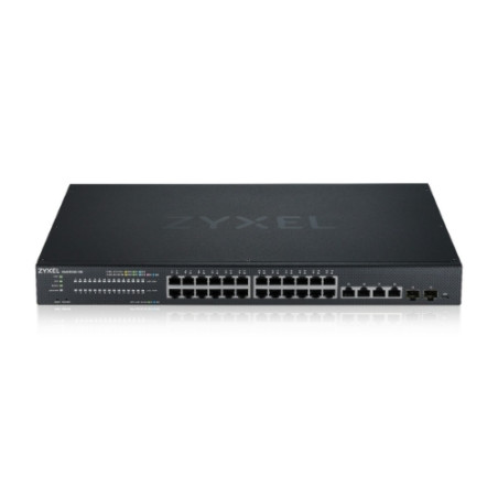 SWITCH ZYXEL XMG1930-30-ZZ0101F 24P 2.5 MGigabit +4P 10GbE +2P 10Gbe SFP+ IPv6, VLAN, QoS, IGMP, Rack, NO Fan, FREE Nebula Basic