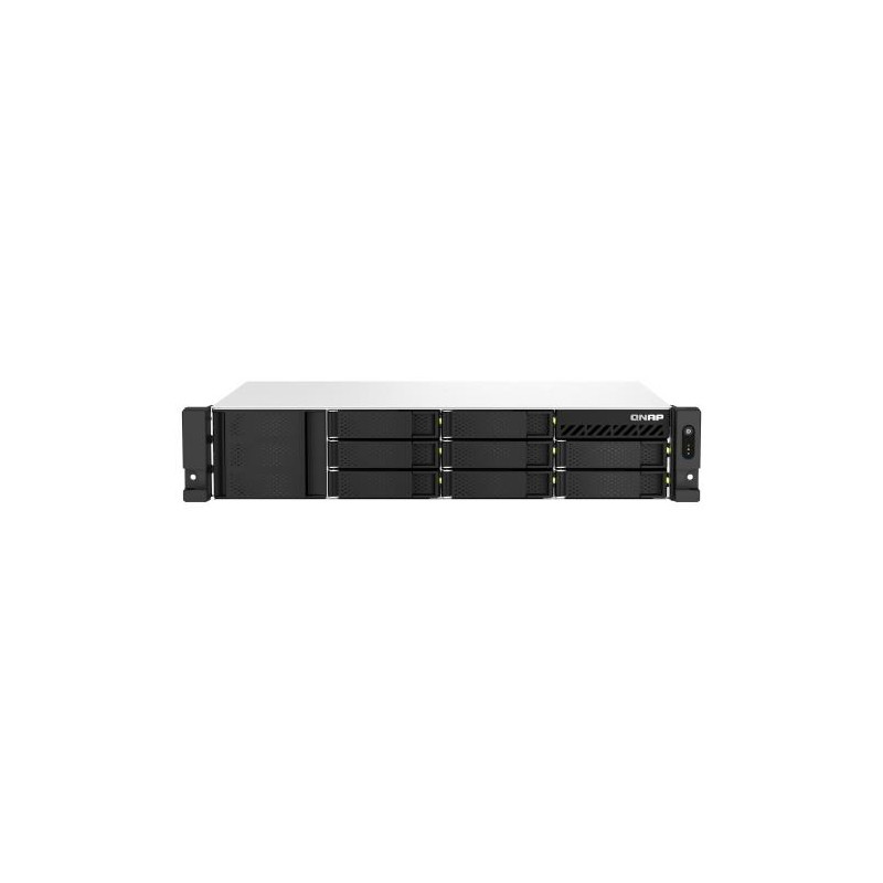 NAS RACK 2U QNAP TS-864eU-RP-8G 8HD 3,5"/2,5"SATA 2x 2.5GBE 2x USB3.2 8GB RAM 1x HDMI Intel Celeron N5105/N5095 4Core 2X300W