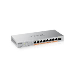 XMG-108HP - Switch Unmanaged, 8 Porte 2.5GbE PoE (erogazione fino a 100W), 1 porta 10GbE SFP+, Desktop / XMG-108HP-EU0101F