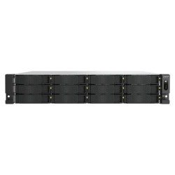 NAS RACK 2U QNAP TS-h1277AXU-RP-R7-32G 12HD + 2x M.2 NVMe 2P 2.5GbE 2P 10GbE BaseT  2xUSB RAM 32GB DDR4 AMD Ryzen 7700 2X550W