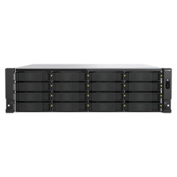 NAS RACK 3U QNAP TS-h1677AXU-RP-R7-32G 16HD 3,5"/2,5" 3U 2x10GB BaseT 2x2.5GB 4P USB3.2 32GB DDR4 AMD Ryzen 7000 8C 2x550W