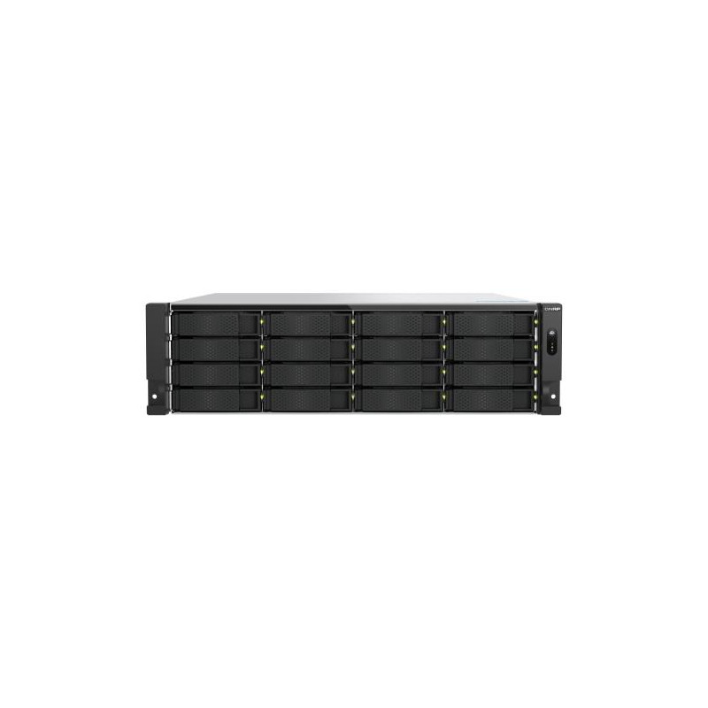 NAS RACK 3U QNAP TS-h1677AXU-RP-R7-32G 16HD 3,5"/2,5" 3U 2x10GB BaseT 2x2.5GB 4P USB3.2 32GB DDR4 AMD Ryzen 7000 8C 2x550W