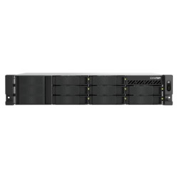 NAS RACK 2U QNAP TS-855eU-RP-8G 8HD 3,5"/2,5" NOHD 2xM.2 2280 2x2.5GBE 4xUSB3.2 8GB RAM Intel Atom C5125 8C 2.8GHz 2X300W